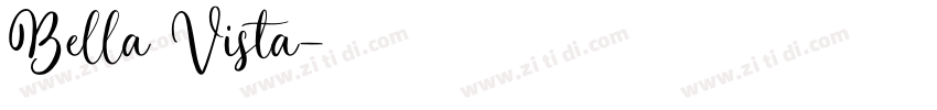 Bella Vista字体转换